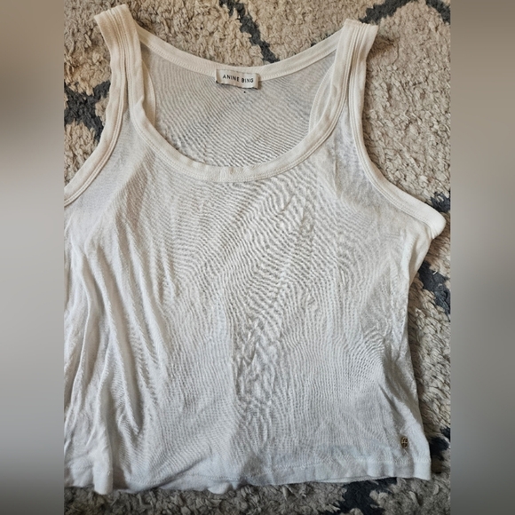ANINE BING Micromodal Cashmere Blend Tank Top Xs - Picture 1 of 5